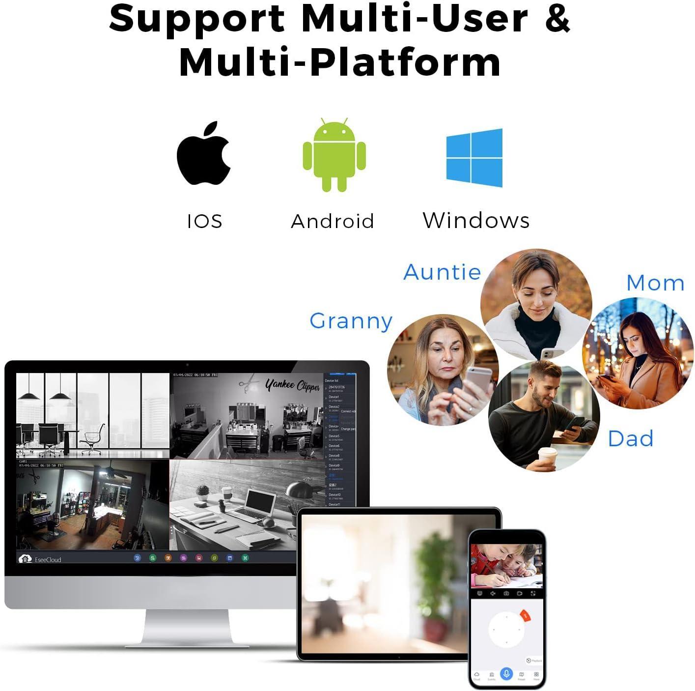 Family sharing: multi users accessing bulb camera footage simultaneously