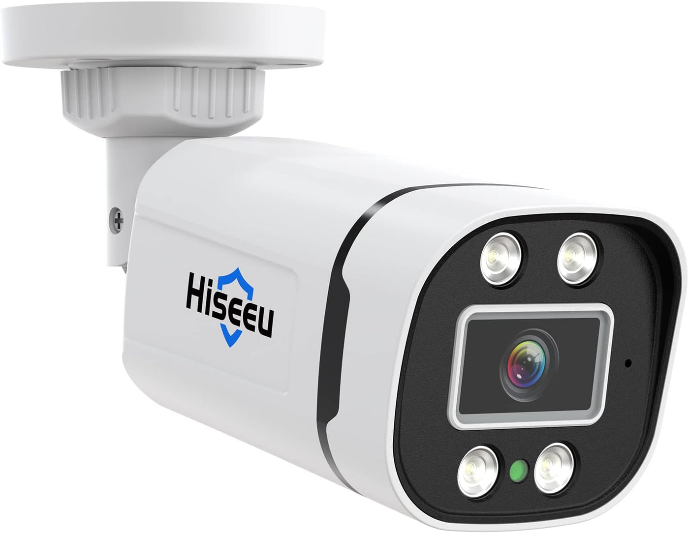 Hiseeu HD 5MP Analog/AHD/CVI/XVI 2560 TVL Wired Security Camera Outdoor for 5MP Analog Surveillance Dvr Kits, IP 66 Waterproof, Clear Night Vision up to 60ft, Remote Access - Hiseeu