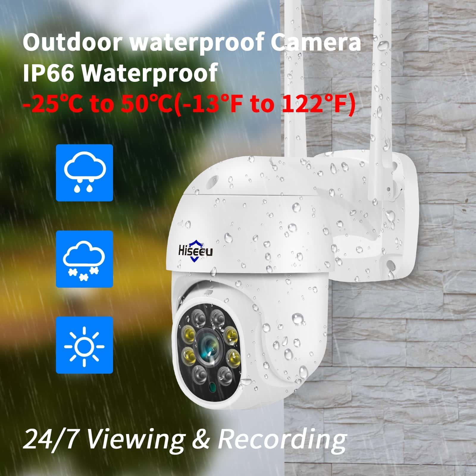 2K 3MP PTZ 𝟯𝟲𝟬° 𝙑𝙞𝙚𝙬 Security Camera Outdoor with IP66 Waterproof