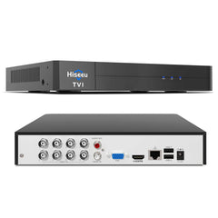 Hiseeu 3K 8 Channel H.265+ DVR Security Digital Video Recorder Advanced 5MP DVR with Person Vehicle Detection for CCTV Security Camera,AHD/TVI/CVI/CVBS/IPC,Remote Access,No Monthly Fee,No Hard Drive