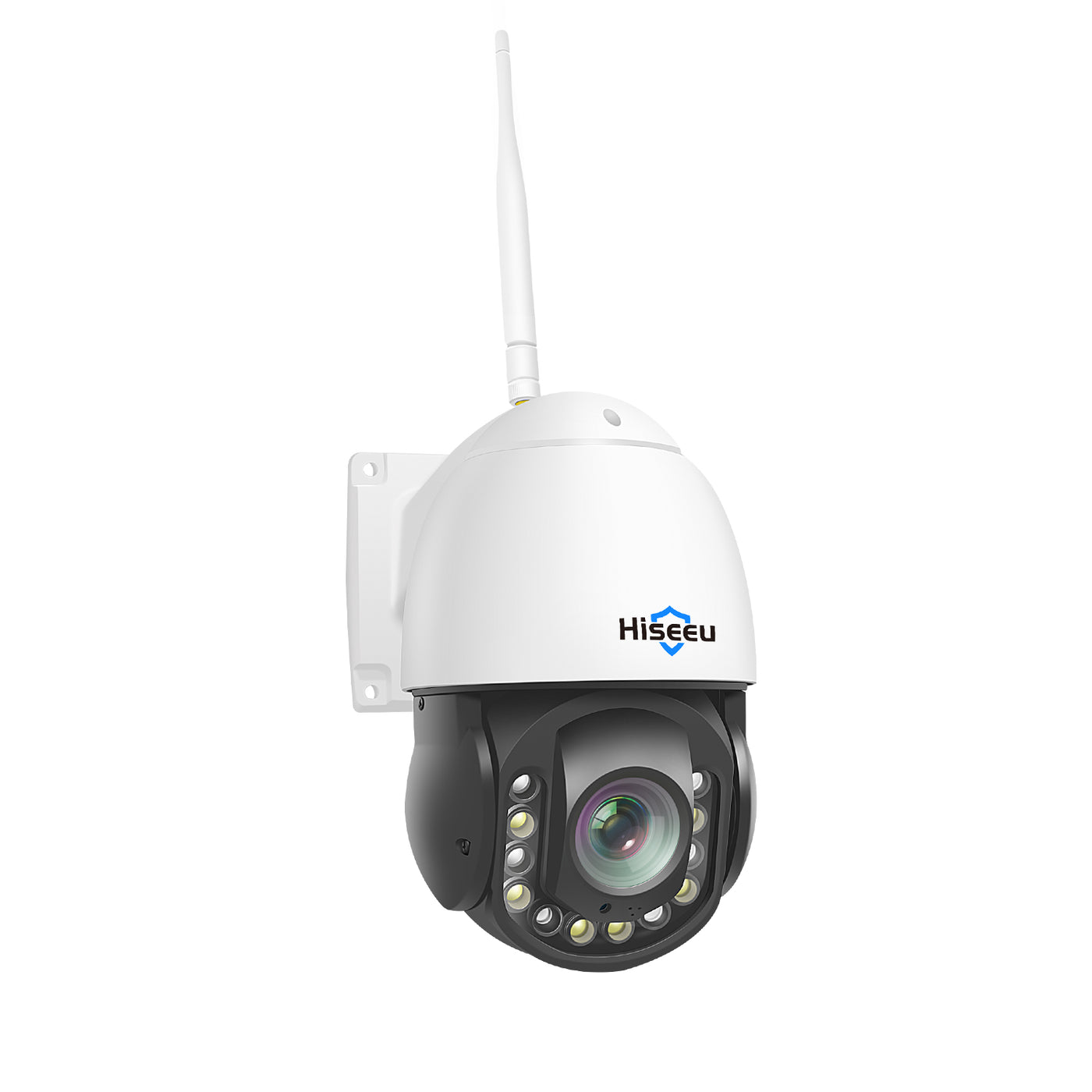 6x Zoom Hybride PTZ Caméra Surveillance WiFi Extérieur à Double Object