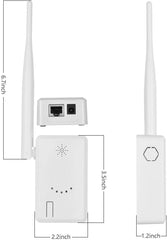 Hiseeu WiFi Repeater, Indoor, 2.4Ghz, DC12V Power Cord - Hiseeu