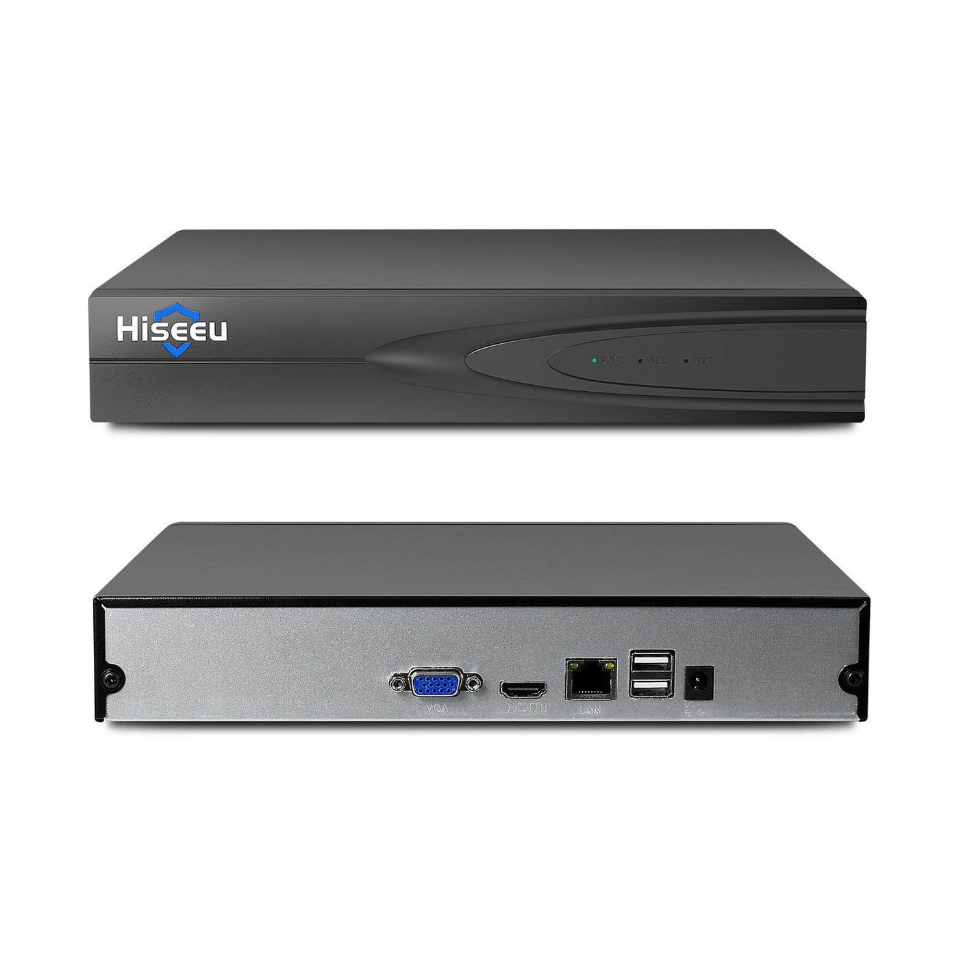 Hiseeu H.265+ HEVC 8CH 16CH CCTV NVR 4K 8MP 5MP 4MP 3MP 2MP IP Network Video Recorder For Surveillance Camera System Kit【No Hard Drive】 - Hiseeu