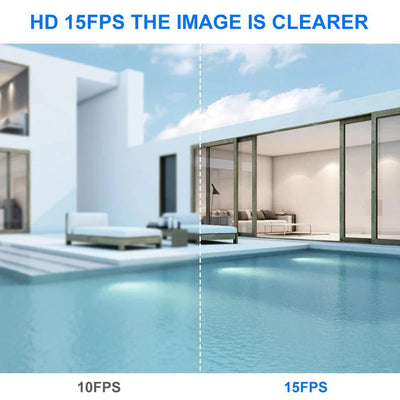 Hiseeu 5MP 3MP Audio IP Security Surveillance Camera POE H.265 Outdoor Waterproof IP66 CCTV Camera P2P Video Home for POE NVR - Hiseeu